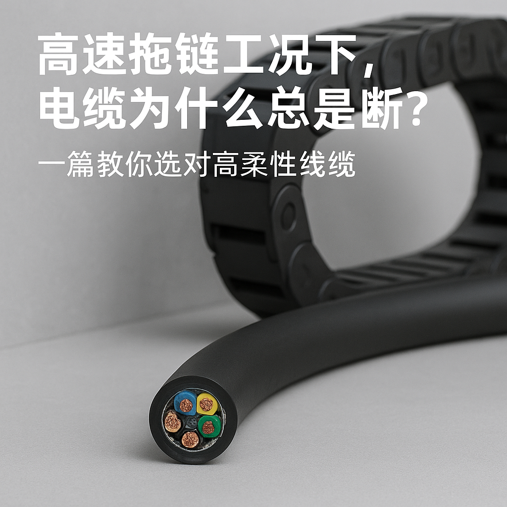 高速拖链工况下，，，，电缆为什么总是断？？？一篇教你选对高柔性线缆