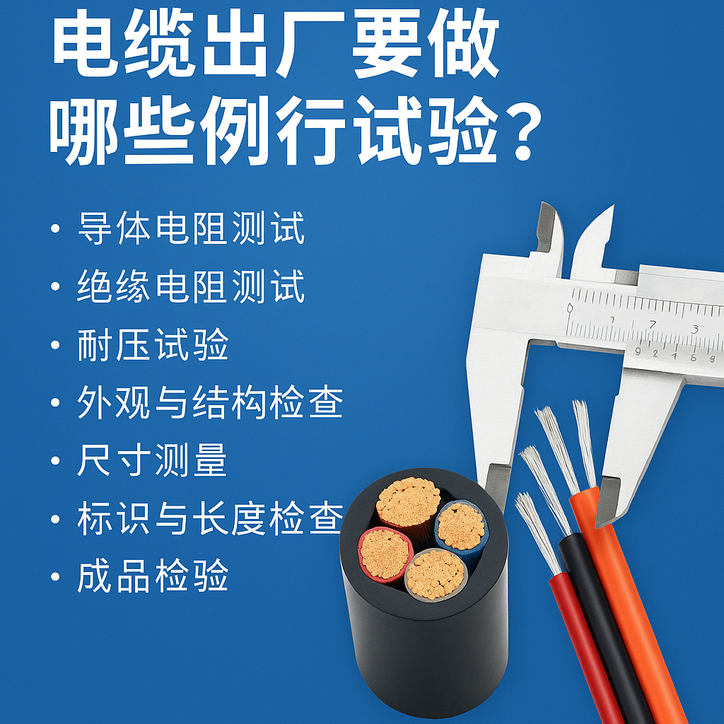 电缆出厂要做哪些例行试验？？？一文讲清最要害的7项检测