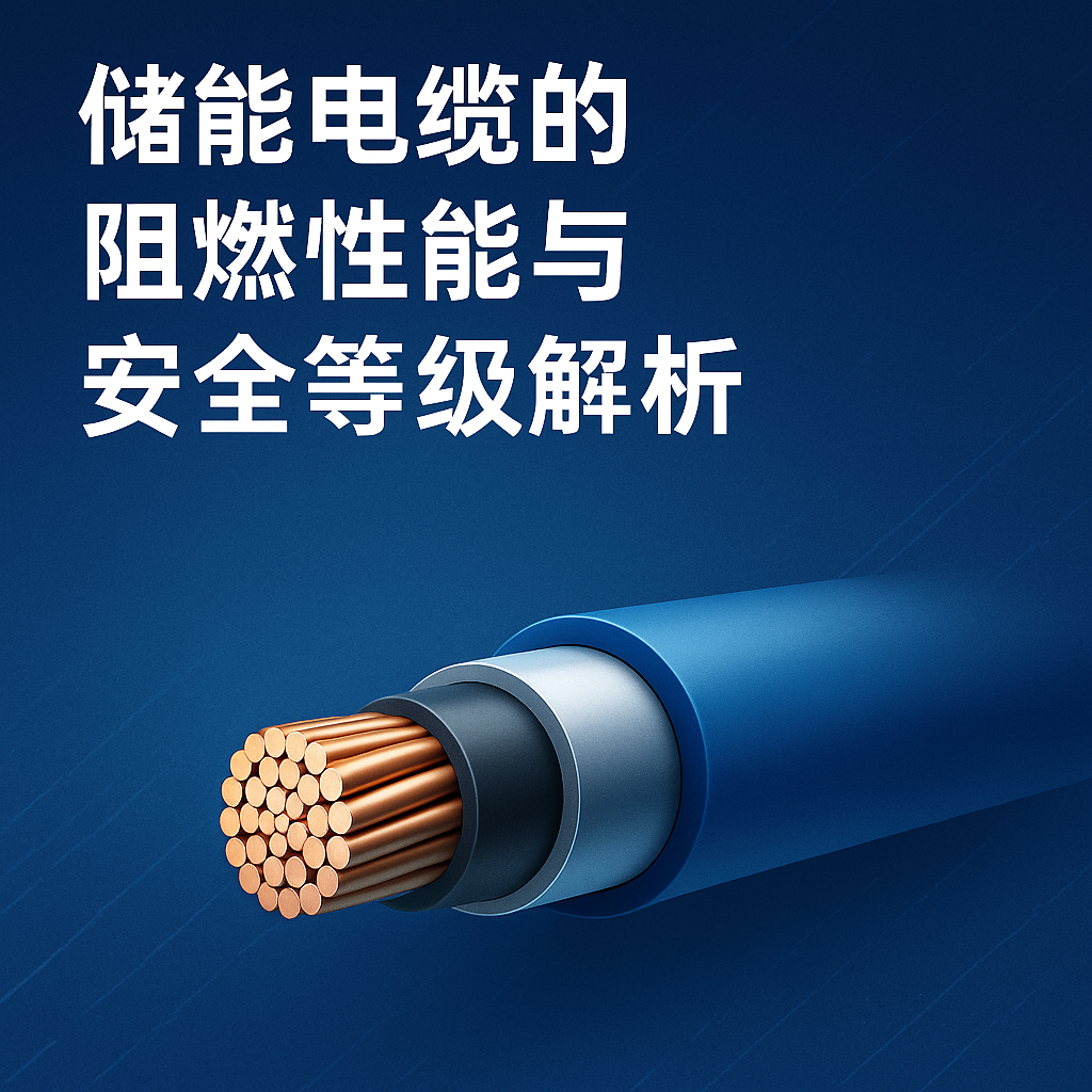 储能电缆的阻燃性能与清静品级剖析
